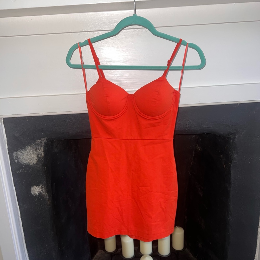 Superdown Orange Mini Dress
